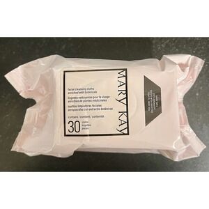 New Mary Kay Cosmetics 30 Facial Cleansing Cloths Enriched With Botanicals